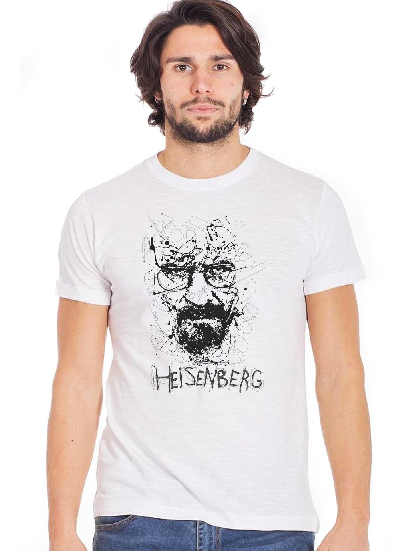 Heisenberg Stilizzato Art. 18-94 T-Shirt Urban Men Uomo 100% Cotone Fiammato BS