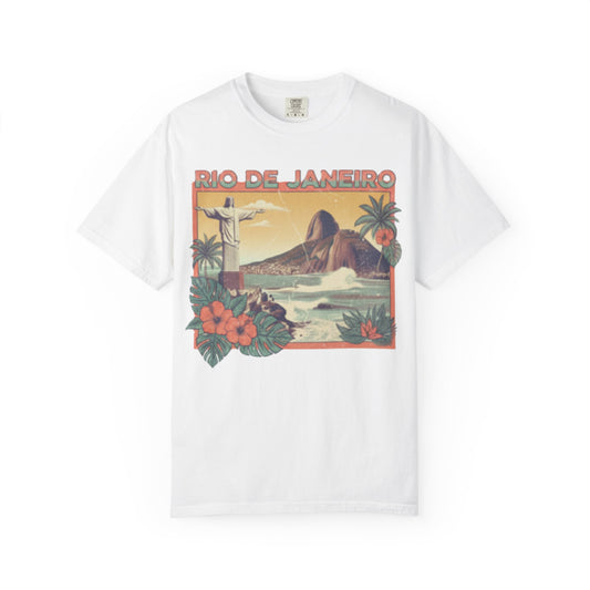Vintage Rio de Janeiro T-Shirt — Retro Cityscape Tee