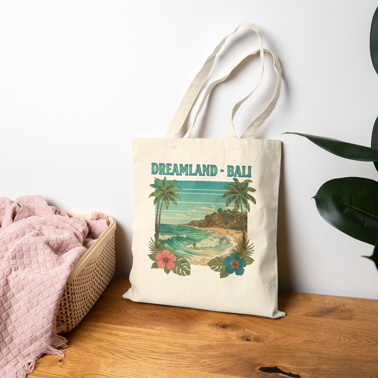Dreamland Bali - Cotton Canvas Tote Bag