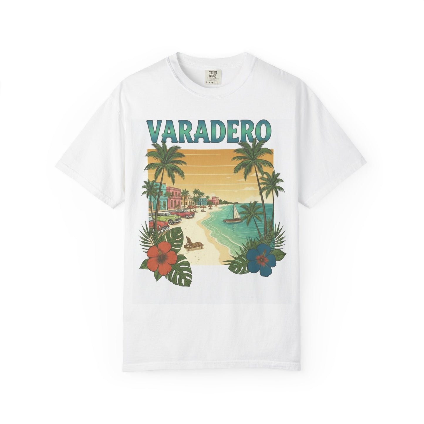 Varadero Retro Beach T-Shirt — Vintage Tropical Cuba Vacation Tee