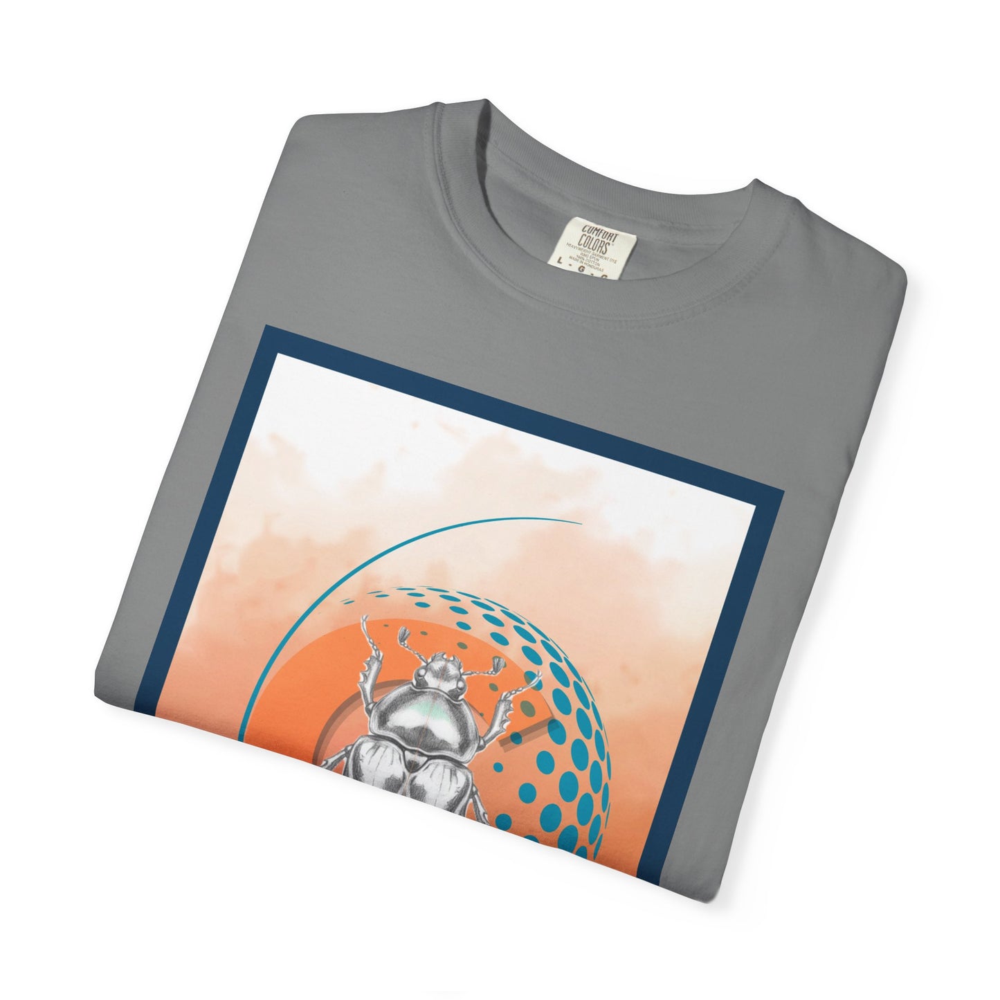 Capitol Crest T-Shirt — Orange Graphic Scarab Tee