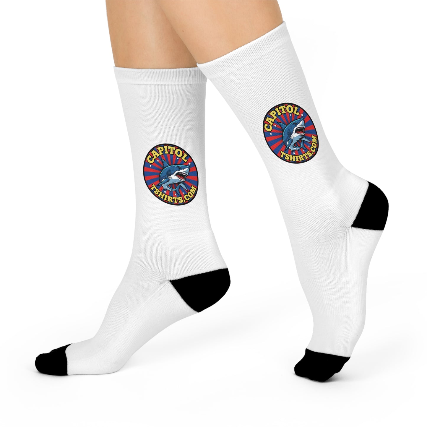 Capitol Tshirts Logo Cushioned Crew Socks