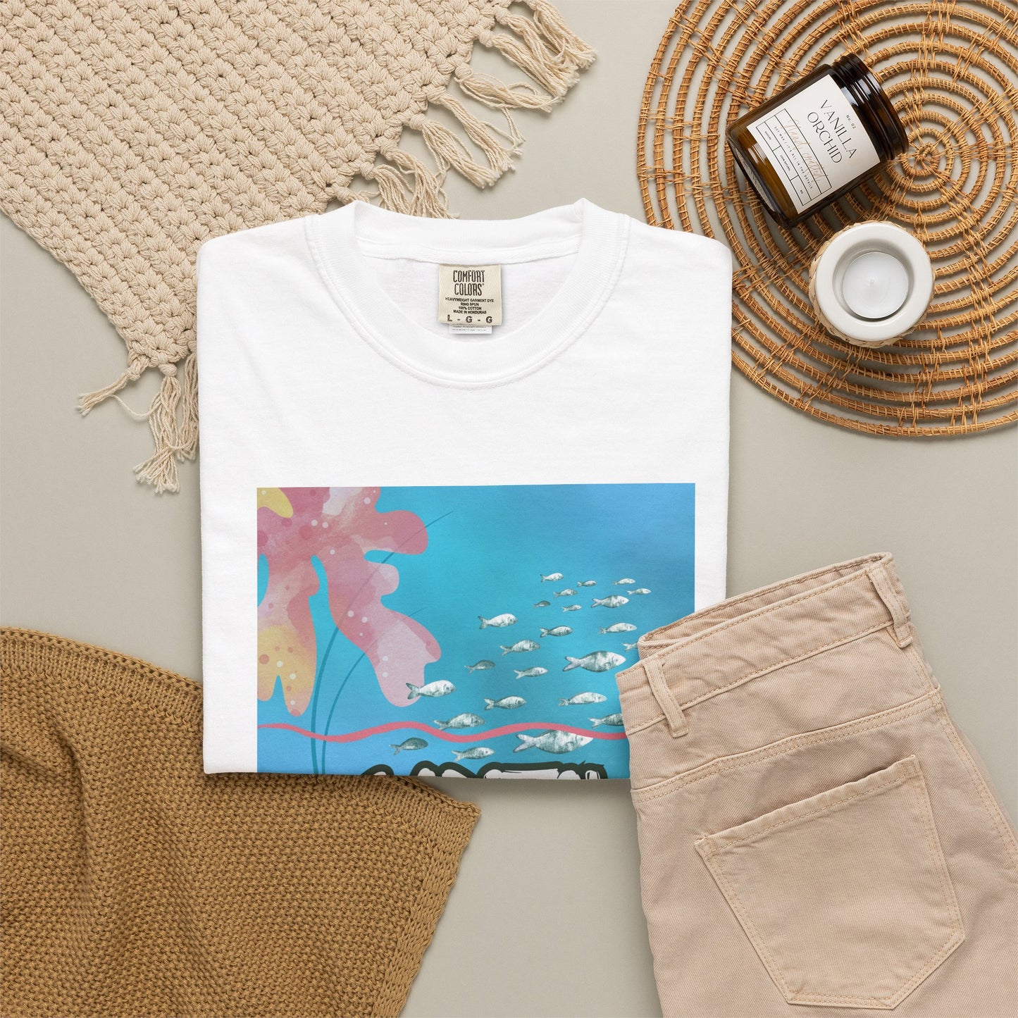 Capitol Ocean Vibes T-Shirt — Pastel Underwater Graphic Tee