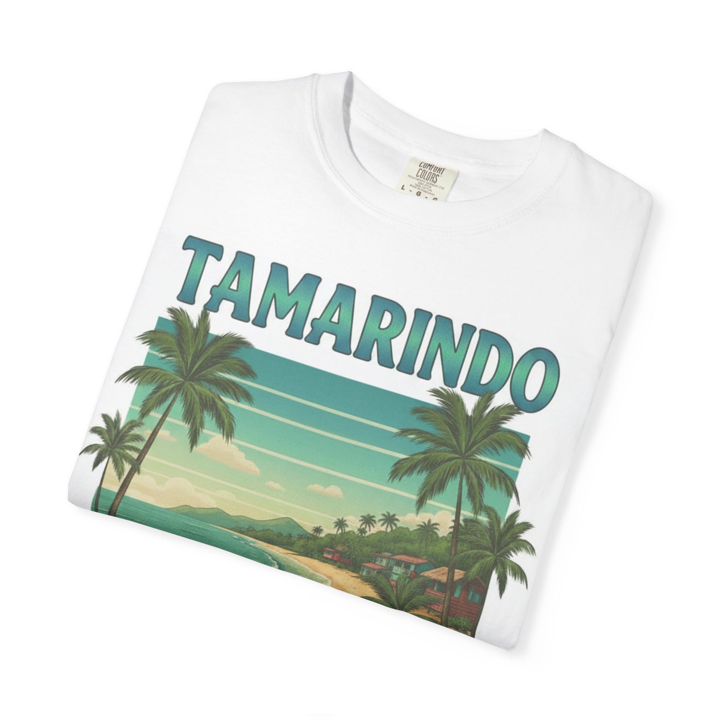 Tamarindo Beach Vintage T-Shirt — Tropical Surf Poster Tee
