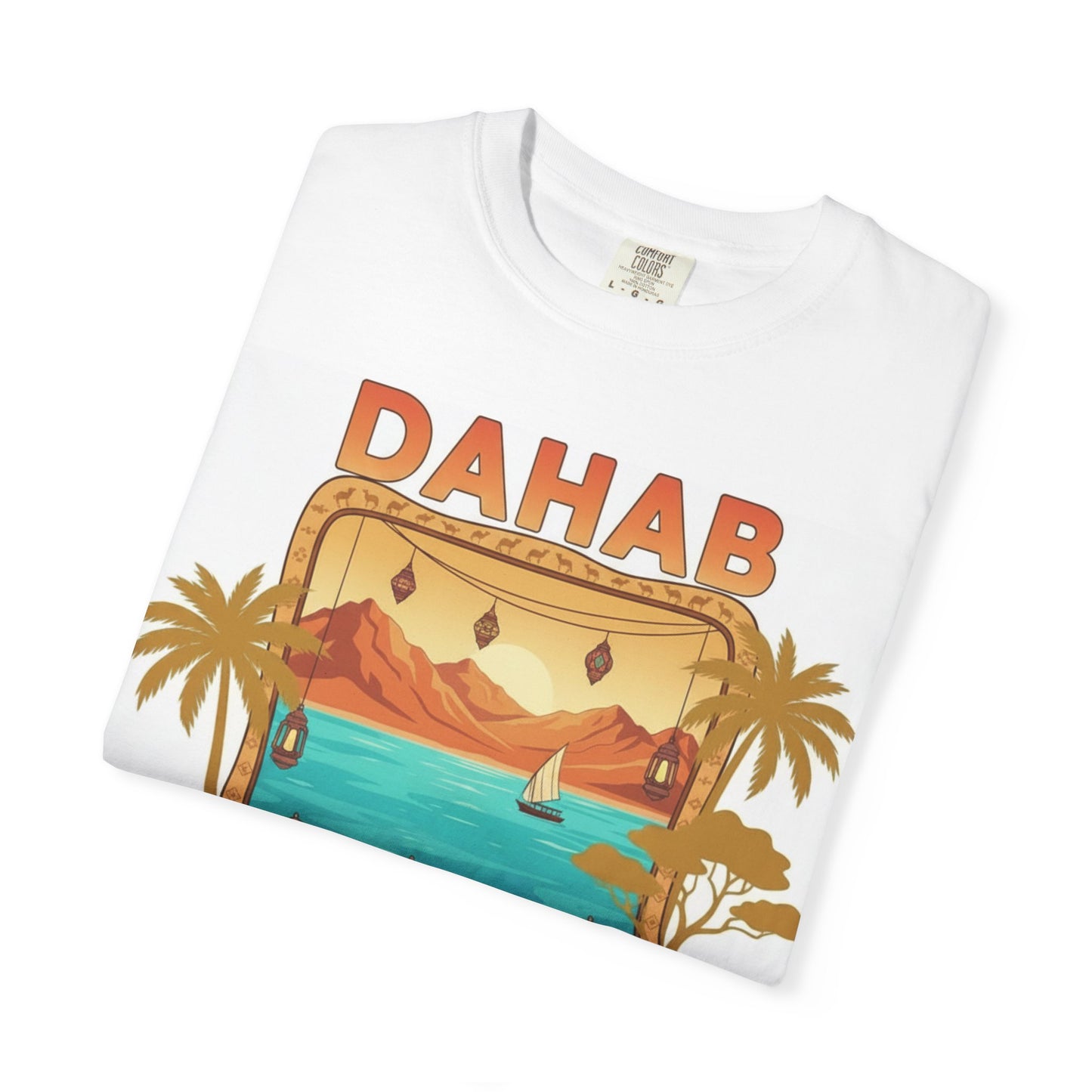 Dahab Vintage Beach T-Shirt — Egypt Surf & Sunset Graphic Tee