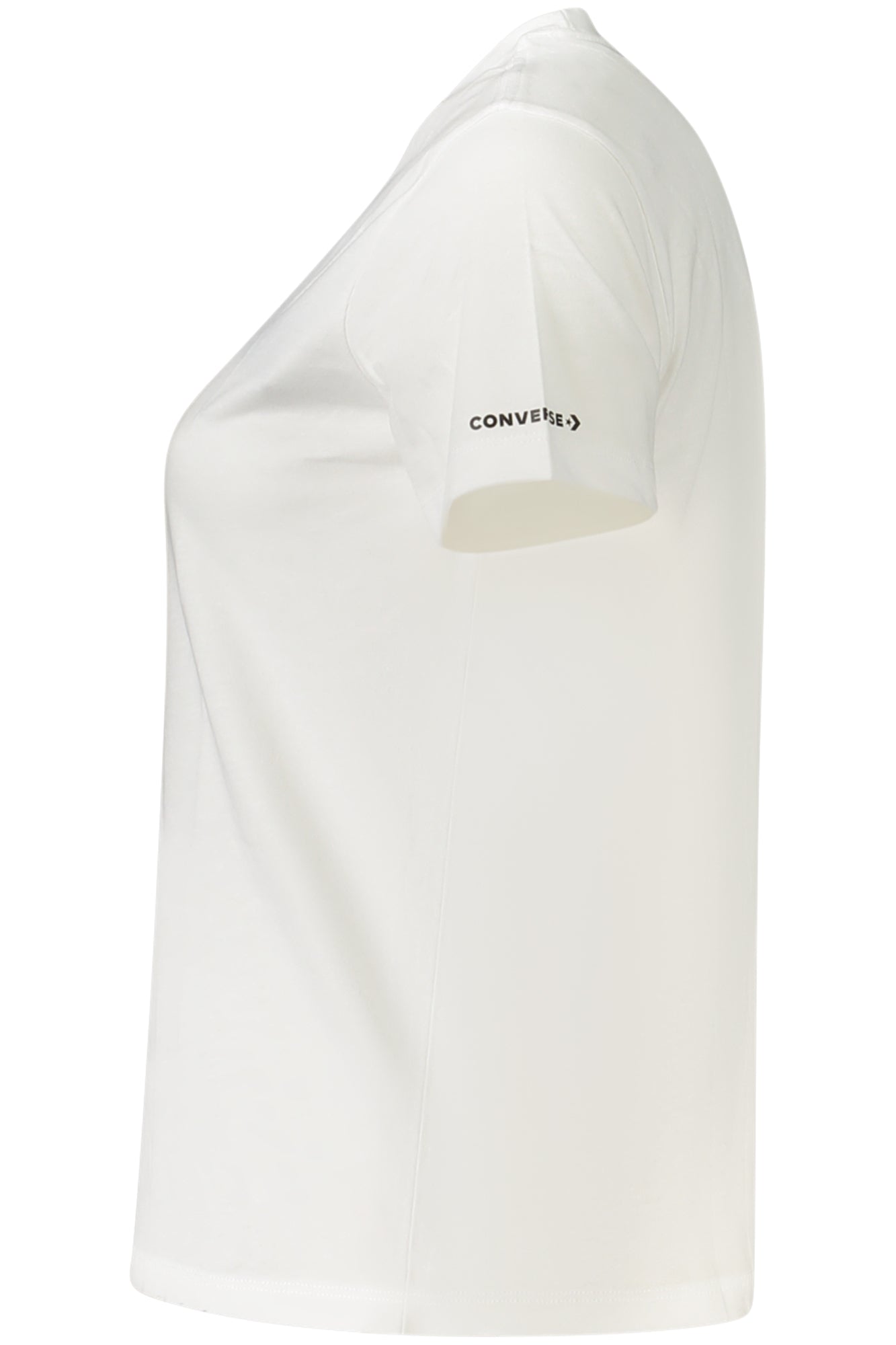 Converse Girls' Short-Sleeved T-SHIRT, White-2